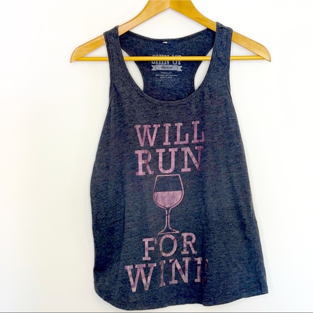 Will Run For Wine tank